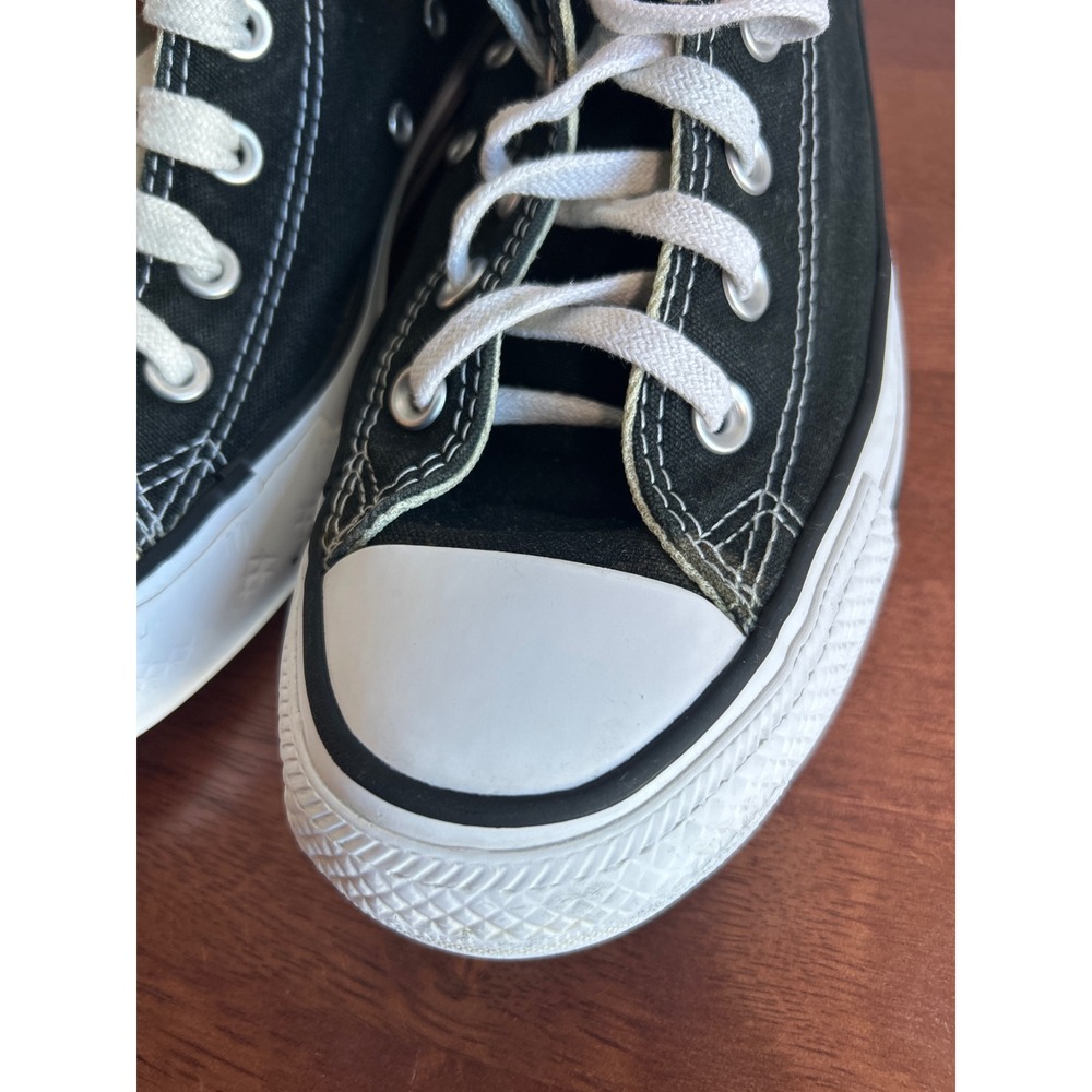 Converse Chuck Taylor Black High Top Sneakers Womens 7.5 Mens 5.5 - Picture 8 of 8